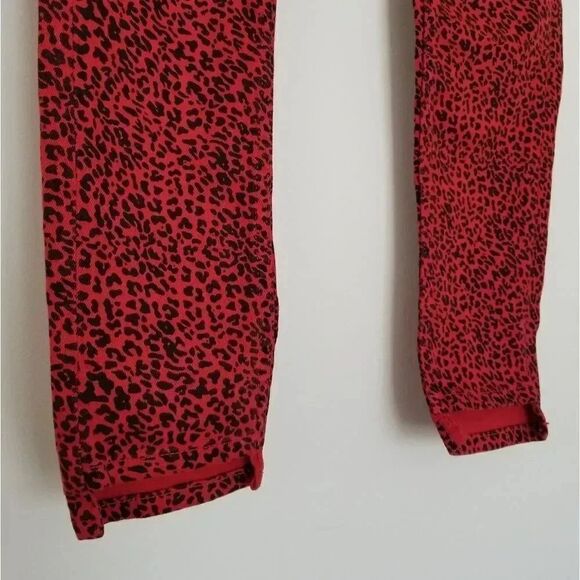Zara leopard print jean US 4 - Picture 4 of 5